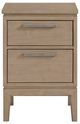 Whittier Wood® Furniture Bailey Almond Small Nightstand-2
