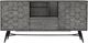 Armen Living Makena Tundra Gray Buffet-3