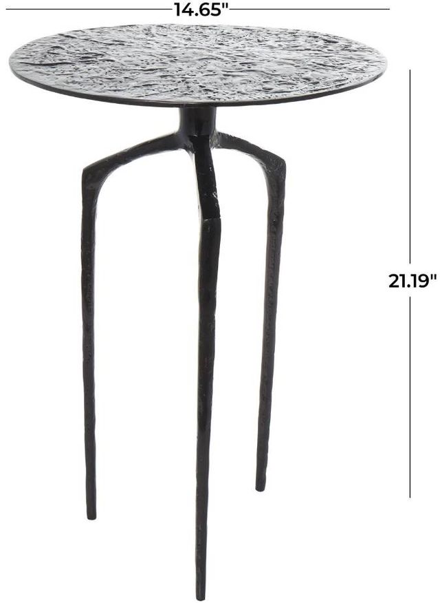 Deco Marche Gray Geometric Slim Accent Table-2