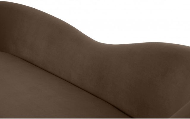Meridian Furniture Ritz Brown Velvet Sofa-3