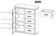 International Furniture Direct Balam Black Gentleman's Chest-2
