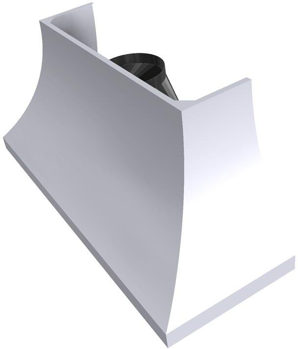 Vent-A-Hood® Designer Series 66" White Wall Mounted Range Hood-1