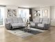 Homelegance® Harriette Gray Double Manual Reclining Sofa-1