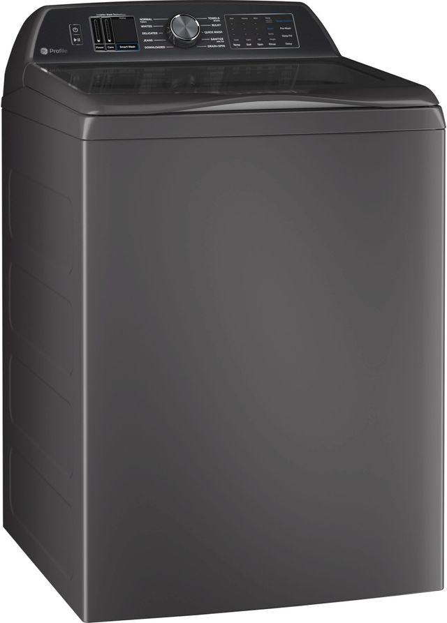 GE Profile™ 5.4 Cu. Ft. Diamond Gray Impeller Top Load Washer with Smarter Wash Technology-3