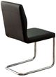 Furniture of America® Lodia 2-Piece Black/Chrome Dining Side Chair Set-2