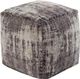TOV Furniture Chenille Jacquard Pouf-0