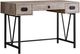 Monarch Specialties Inc. 48"L Taupe Reclaimed Wood with Black Metal Computer Desk-0