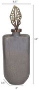 A & B Home Silver Medium Bottle -4