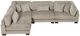 Homelegance® Traverse 4-Piece Taupe L-Shape Modular Sectional-2