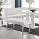 Armen Living Amanda White Bench-2
