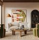 TOV Furniture Arezza Stone White 80" Loveseat-1