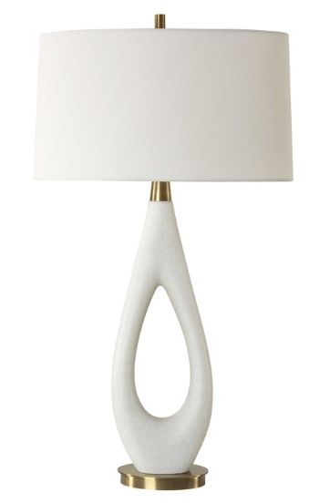 Uttermost® Promenade White Table Lamp-3