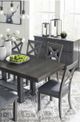 Signature Design by Ashley® Myshanna 5-Piece Gray Dining Table Set-3
