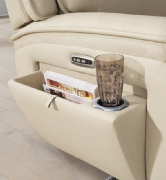 Signature Design by Ashley® Double Deal 3-Piece Almond Power Reclining Sectional Sofa-4