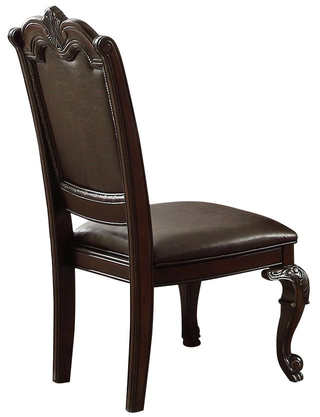 Crown Mark Kiera Brown Dining Side Chair-2