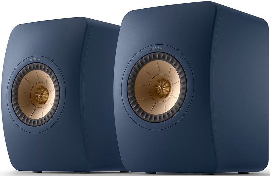KEF LS50 Meta Royal Blue Bookshelf Speaker Pair Hi Fi Buys
