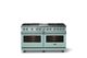 Viking® 5 Series 60" Splash Pro Style Dual Fuel (NG) Range with Polished Chrome Trim-3