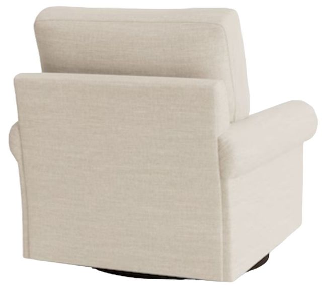 Bassett® Furniture Customizable Benchmade Premier Panel Arm Swivel Chair-3