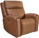 Flexsteel® Warren Classic Brown Leather Power Recliner with Power Headrest and Lumbar-0