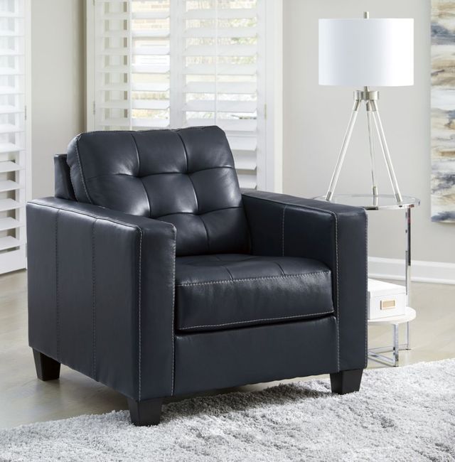 Signature Design by Ashley® Altonbury Blue Chair-4