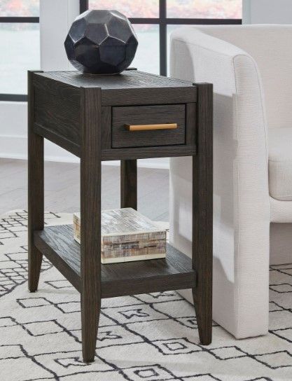 Null Furniture Manhattan Espresso Chairside End Table-1