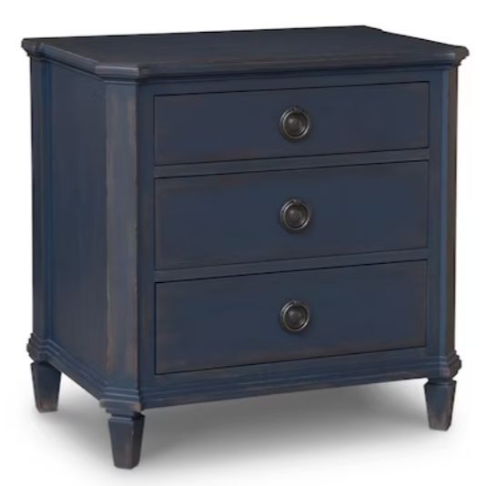Bassett® Furniture Trafford Adriatic Blue Nightstand-1
