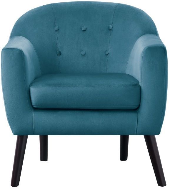 Mazin Furniture Quill Blue Accent Chair-1