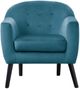 Mazin Furniture Quill Blue Accent Chair-1