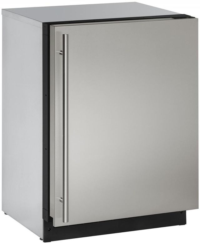 U-Line® 2000 Series 4.9 Cu. Ft. Stainless Steel Under the Counter Refrigerator-0