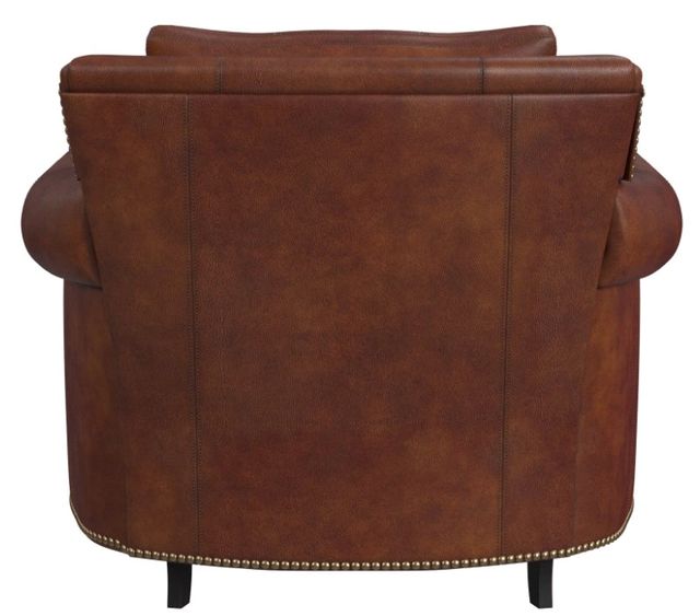 Bradington-Young Richardson Cognac 8-Way Hand Tie Stationary Chair-3