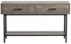 Magnussen Home® Fenwick Whitetail Brown Rectangular Sofa Table with Matte Black Base-1