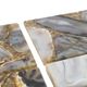 A & B Home 4-Piece Gold/Grey Coaster Set-5