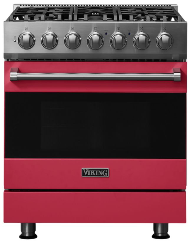 Viking® 3 Series 30" Valentine Pro Style Dual Fuel Range-0