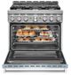 KitchenAid® 36" Misty Blue Smart Commercial-Style Gas Range-4