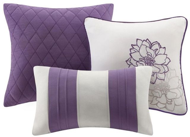 Olliix by Madison Park Purple Twin/Twin XL Lola Comforter Set-1