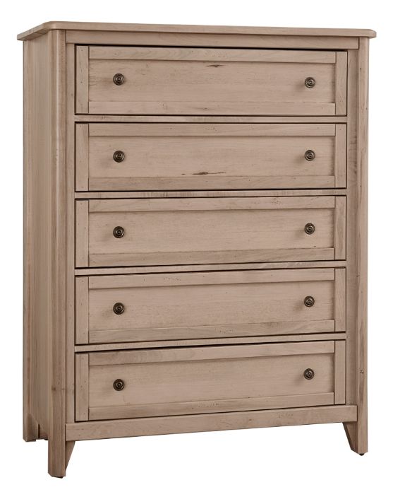 Vaughan-Bassett Woodbridge Clear Maple 5-Drawer Chest-0