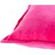 Surya Cotton Velvet Bright Pink 12"x30" Toss Pillow with Down Insert-1