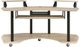 ACME Furniture Eleazar Natural Oak Music Studio Desk with Two Top Shelves-2