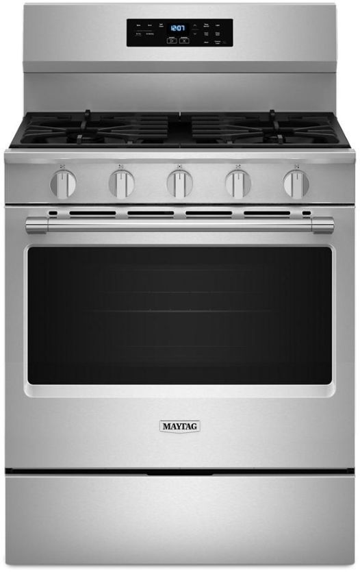 Maytag® 30" Fingerprint Resistant Stainless Steel Freestanding Gas Range