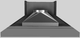 Vent-A-Hood® 66" Gunsmoke Euro-Style Wall Mounted Range Hood-4