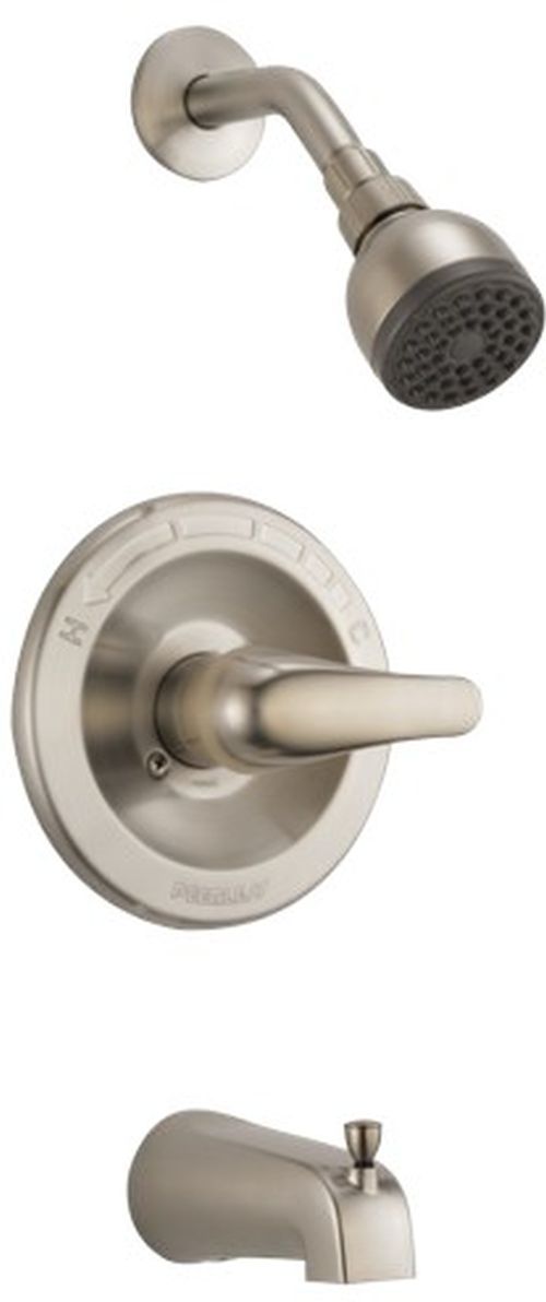Peerless Core Brushed Nickel Tub and Shower Trim-0