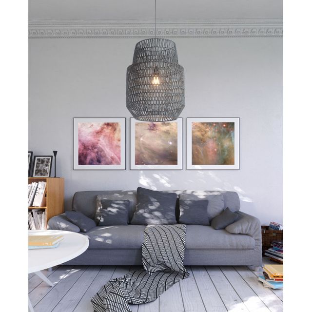 Zuo® Modern Daydream Gray Ceiling Lamp-1