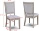 Crown Mark Amara 5-Piece Beige Dining Set-3
