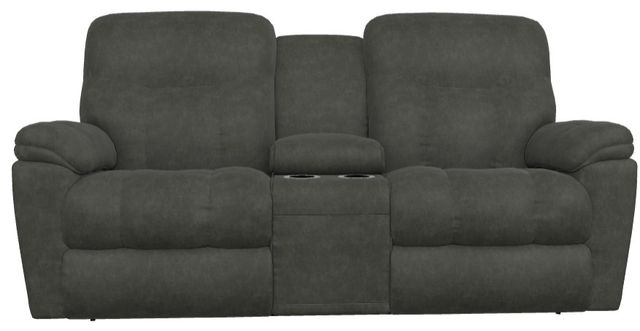 La-Z-Boy® Morrison Ink Power Reclining Loveseat with Console and Headrest-1
