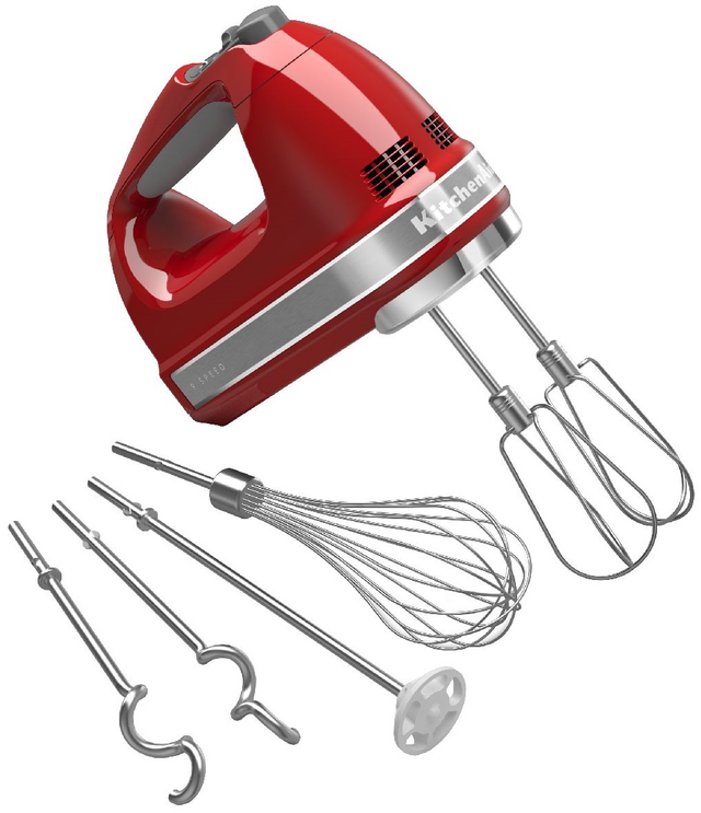 KitchenAid® Empire Red Hand Mixer-4