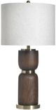 Stylecraft Walnut Gold Table Lamp-0