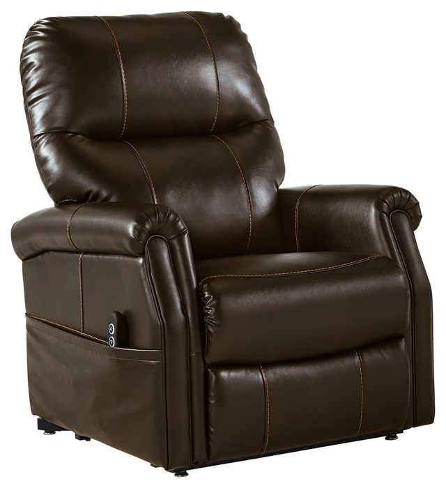 Signature Design by Ashley® Markridge Chocolate Power Lift Recliner-0