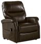 Signature Design by Ashley® Markridge Chocolate Power Lift Recliner-0