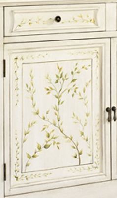 Powell® White Console-1