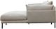 Moe's Home Collection Jamara 2-Piece Sandy Beige Left-Arm Facing Sectional and Chaise-4
